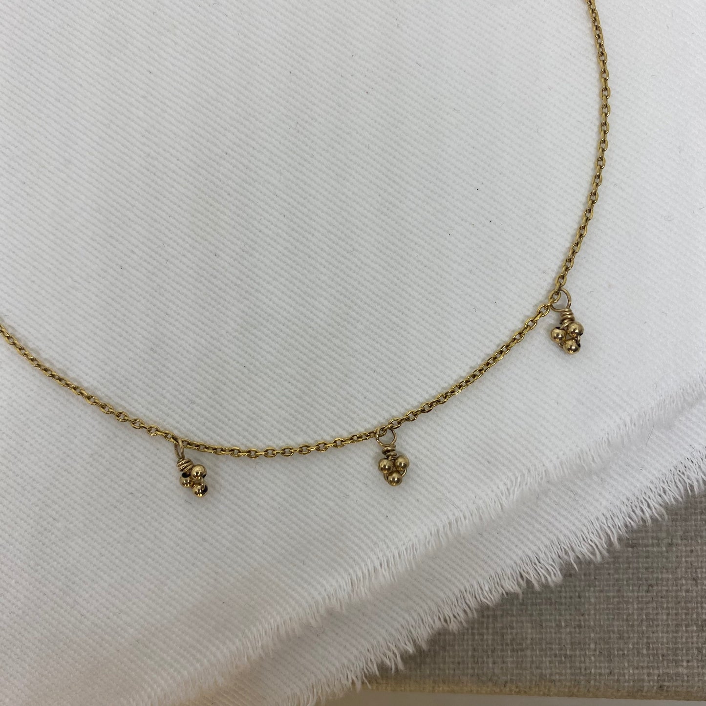 Collier Grelot Or