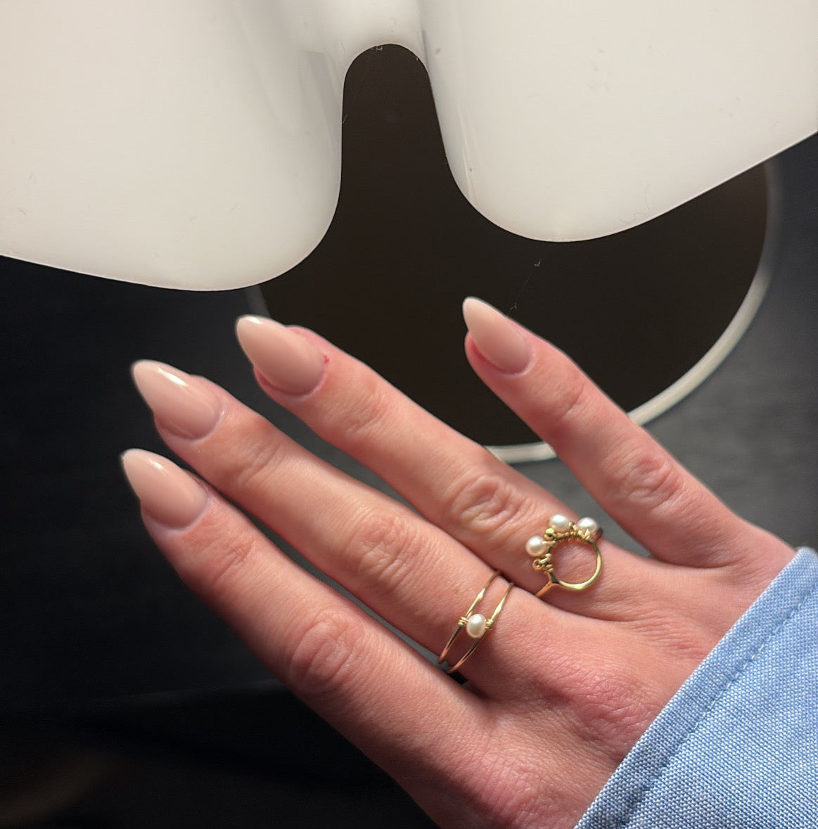CAPUCINE - Bague ronde en Perles d'eau douce