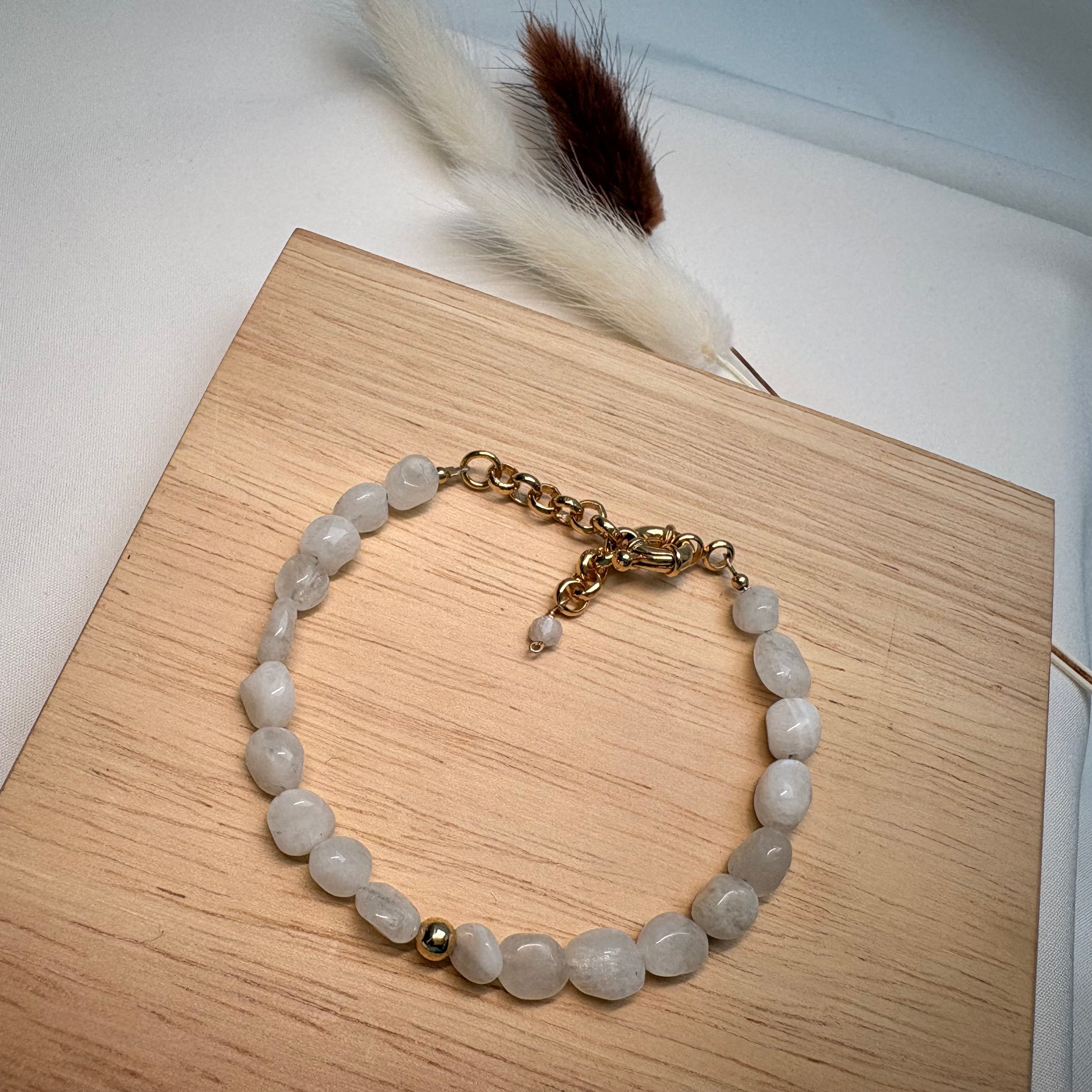 AGATHE - Collier Pierre de Lune