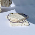 BRACELET COME - MAISON ROMEO - AMETHYSTE NACRE GOLD FILLED