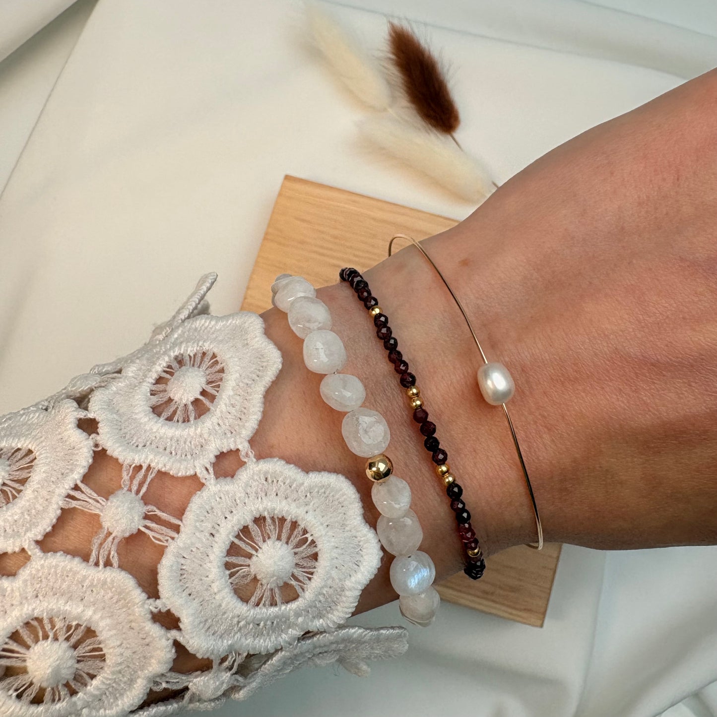 AMBRE - Bracelet Pierre de Lune