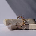 Earcuff Gold Filled, Amethyste et Nacre - Maison Roméo