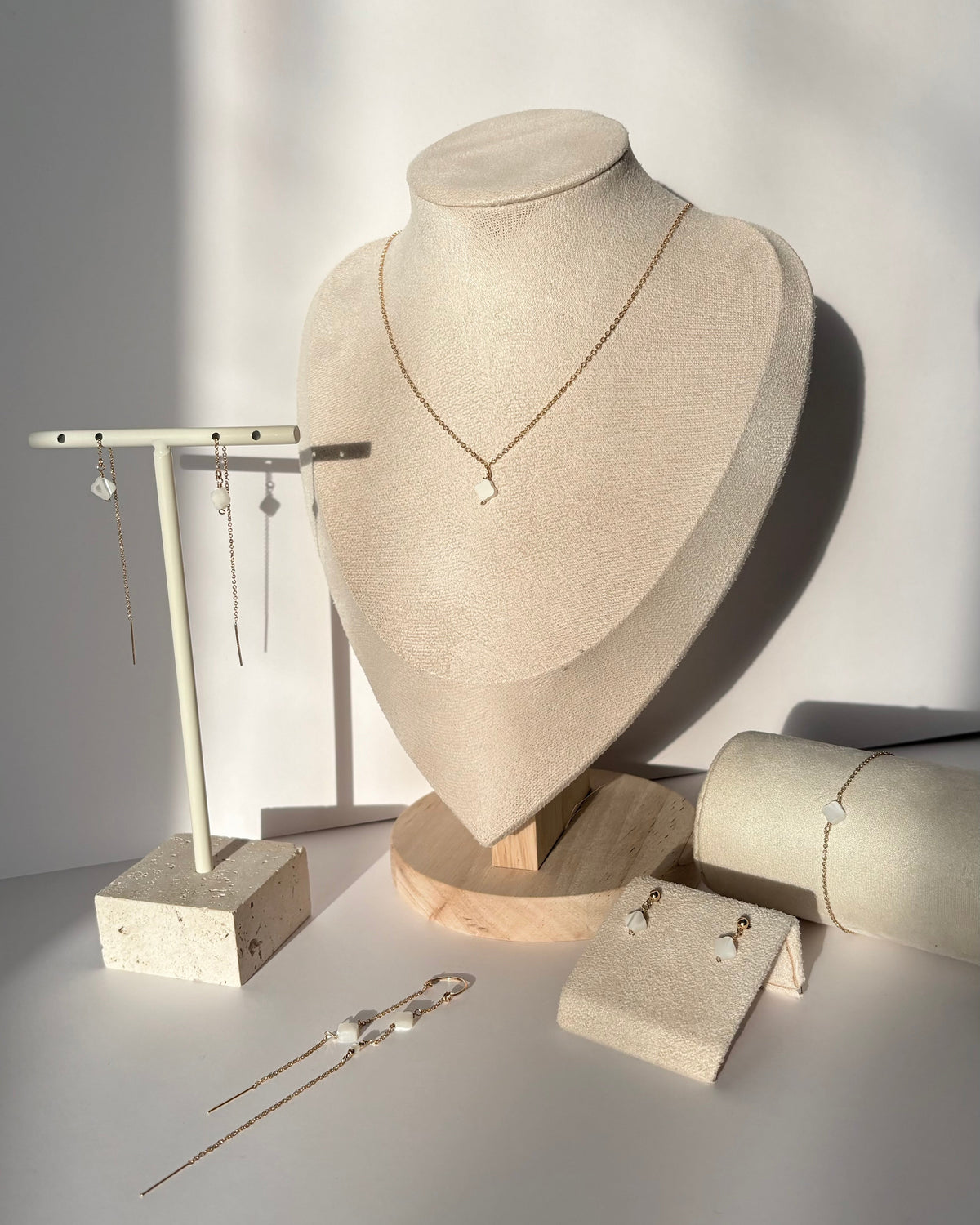 bijoux en trefle nacre - Maison Roméo